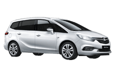 Car Hire Havant - Vauxhall Zafira 5 + 2 - Minibus hire Havant